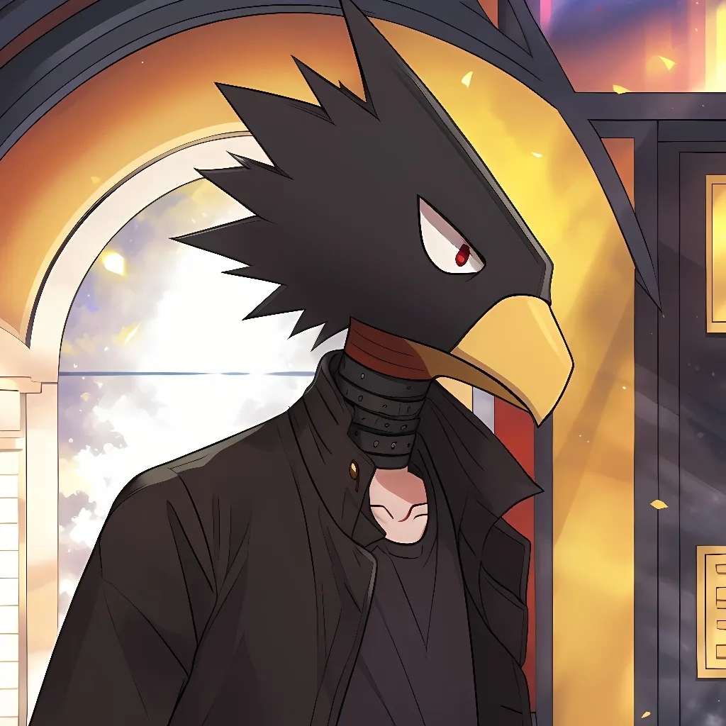 chat with ai character: Tokoyami Fumikage 