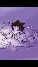 ai character: killua × gon background