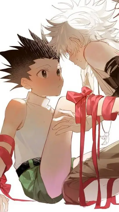 ai character: killua × gon background