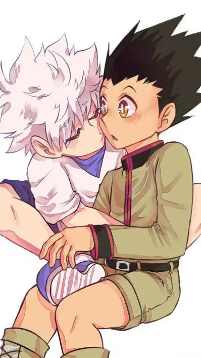 ai character: killua × gon background
