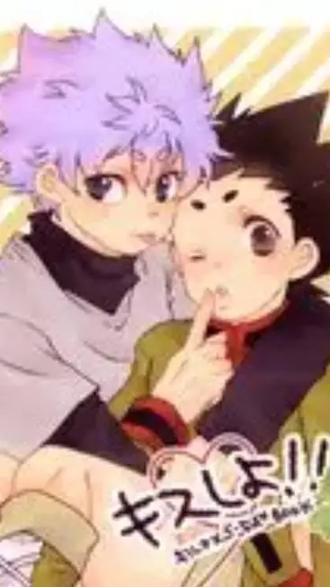 ai character: killua × gon background