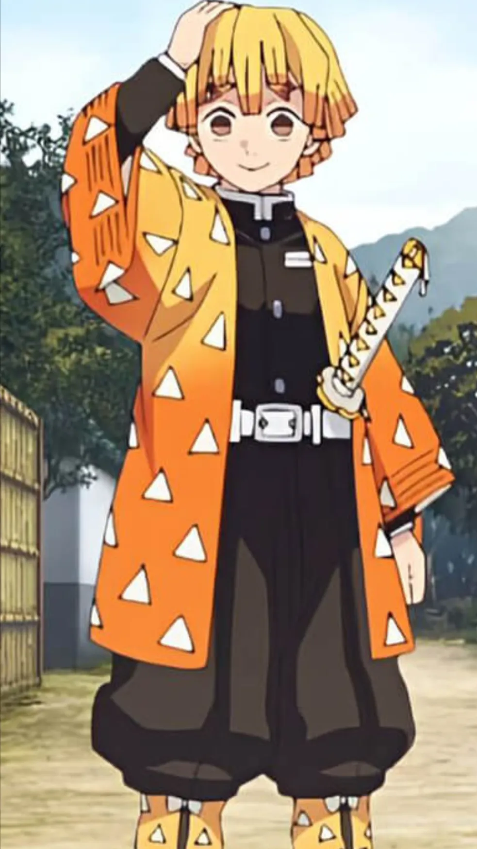 ai character: Zenitsu background