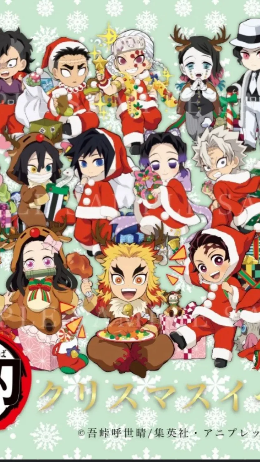 ai character: KNY CHRISTMAS🎄 background