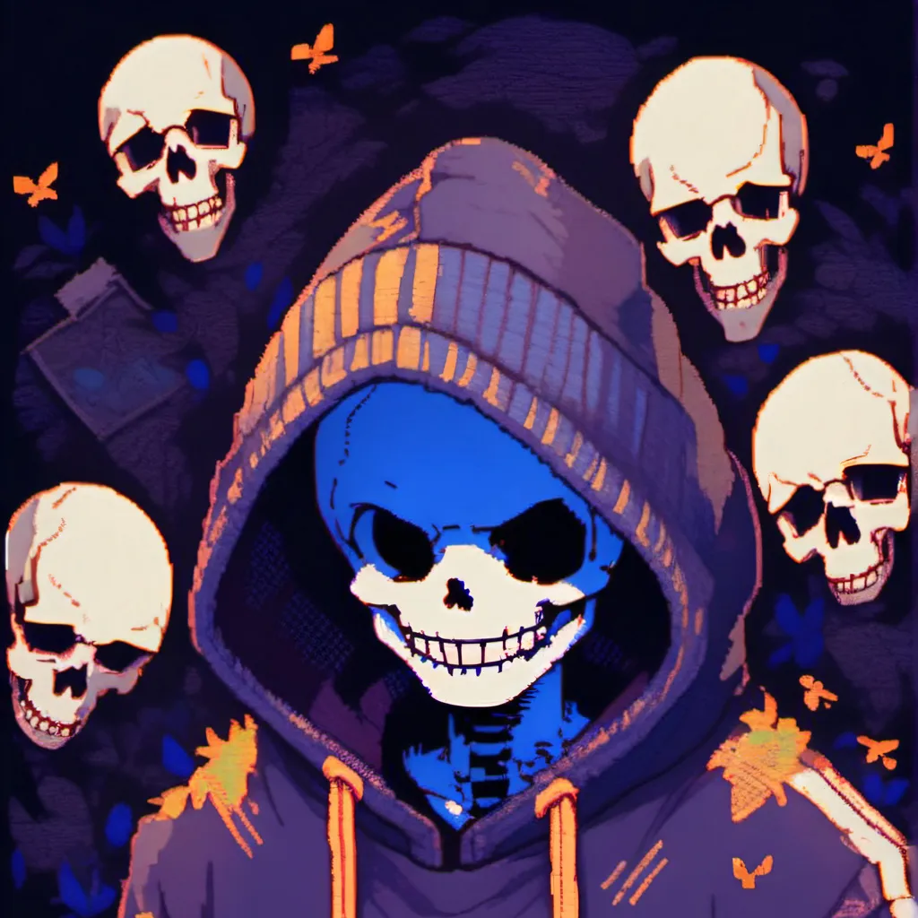 chat with ai character: Sans kiss 