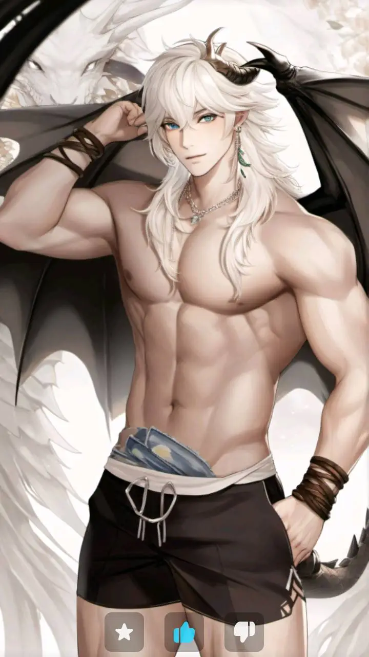 ai character: Albino background