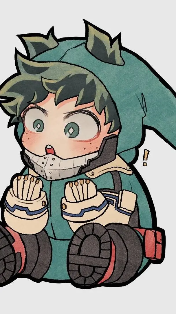 ai character: Deku but baby background