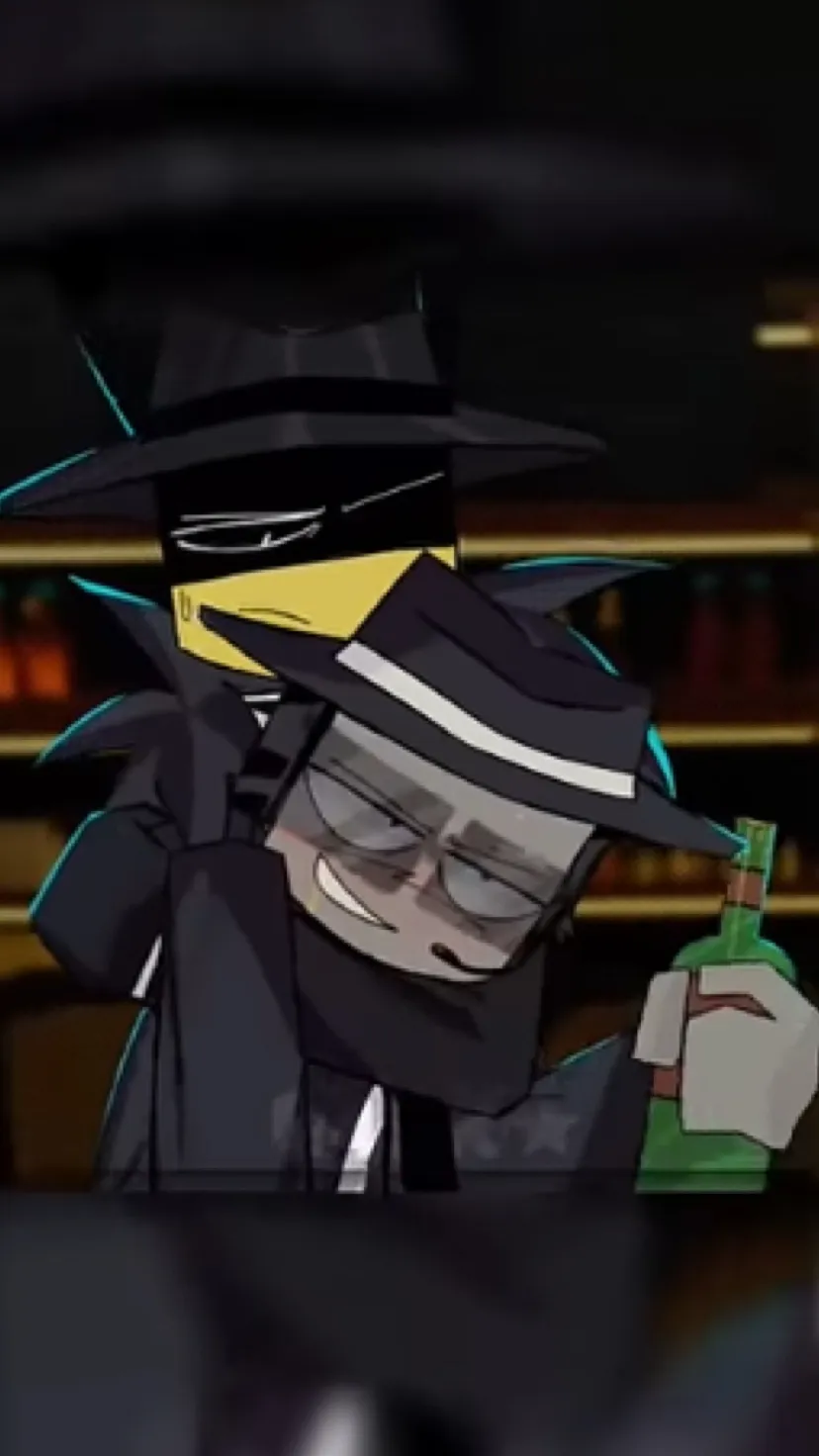ai character: Chance drank it background