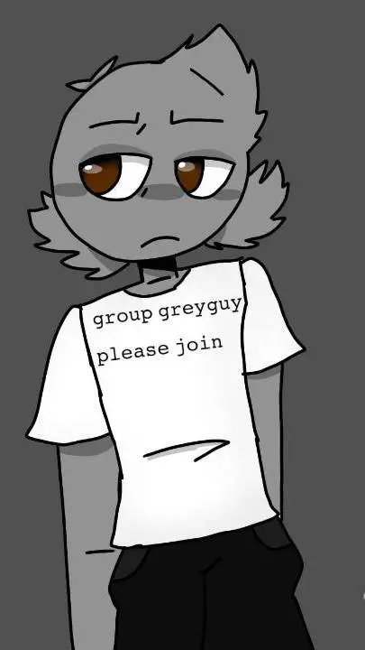 ai character: GreyGuy  background