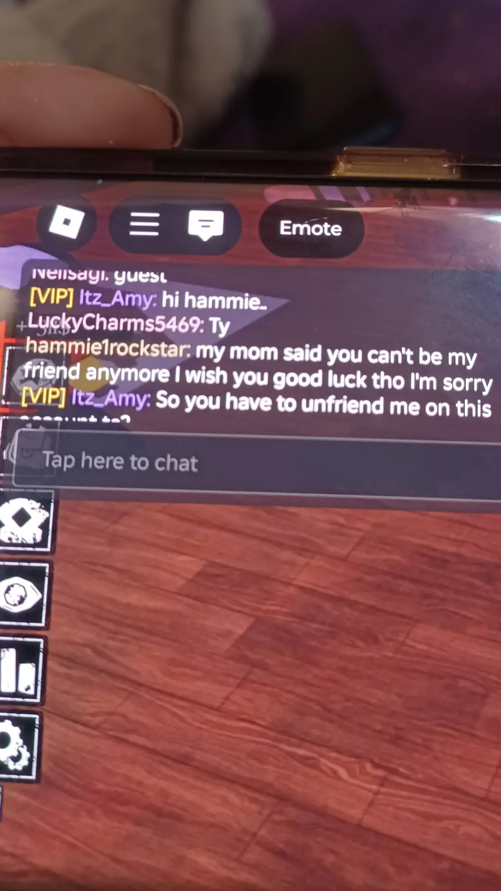 ai character: Hammie1Rockstar background