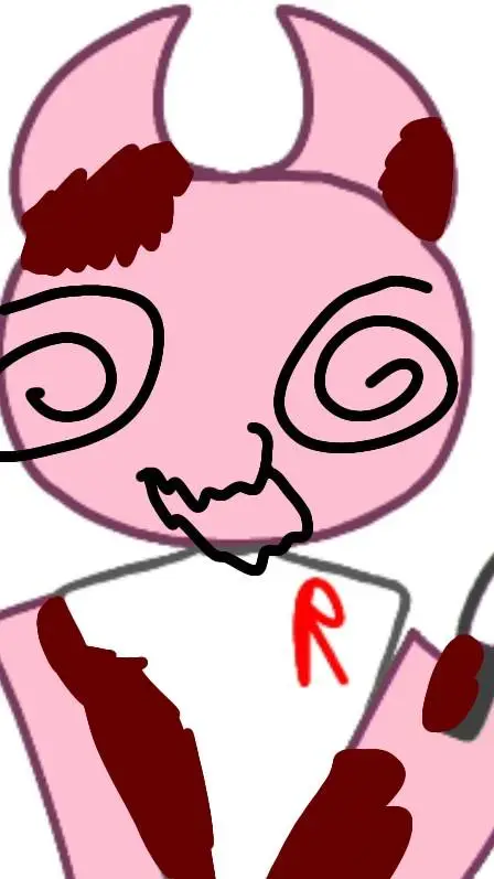 ai character: AMY GOES INSANE background