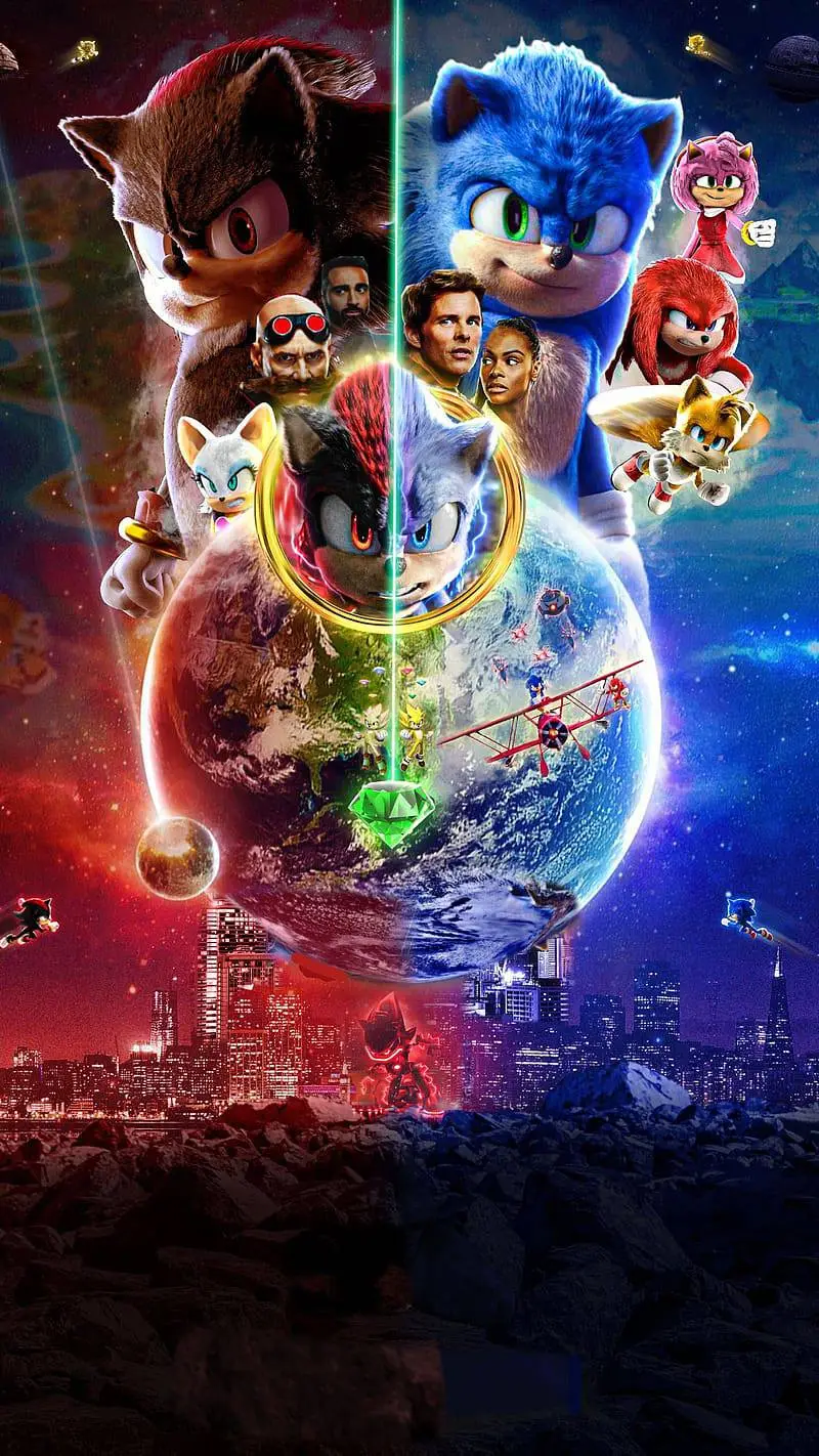 ai character: Sonic and friends  background