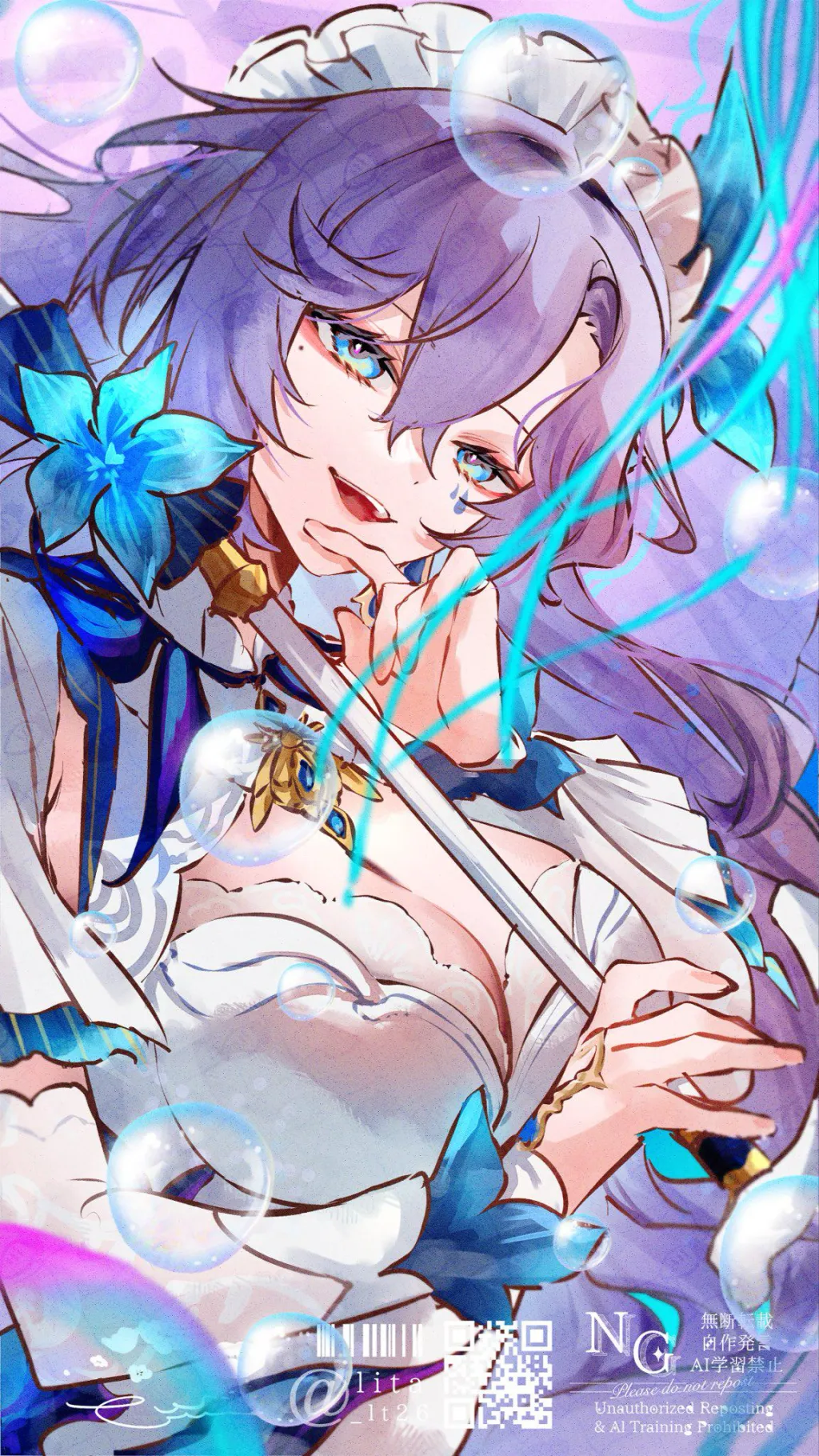 ai character: Cantarella  background
