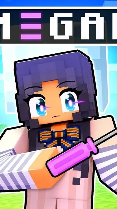 ai character: Aphmau m3gan background