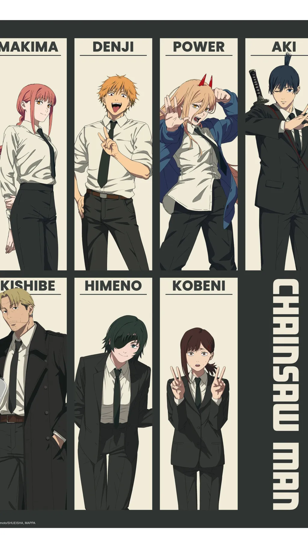 ai character: -Chainsaw man- background