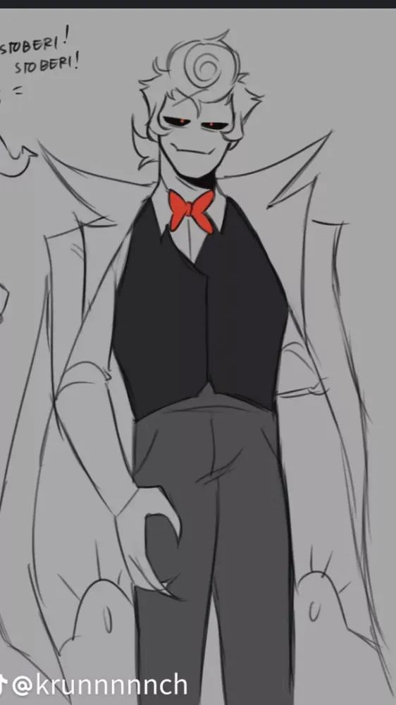 ai character: Evil Wally❤️🍎 background