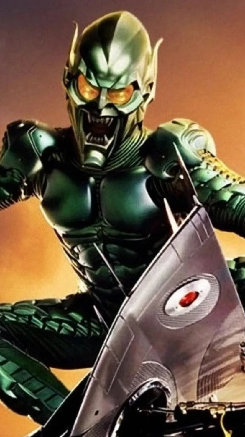 ai character: Green goblin ￼ background
