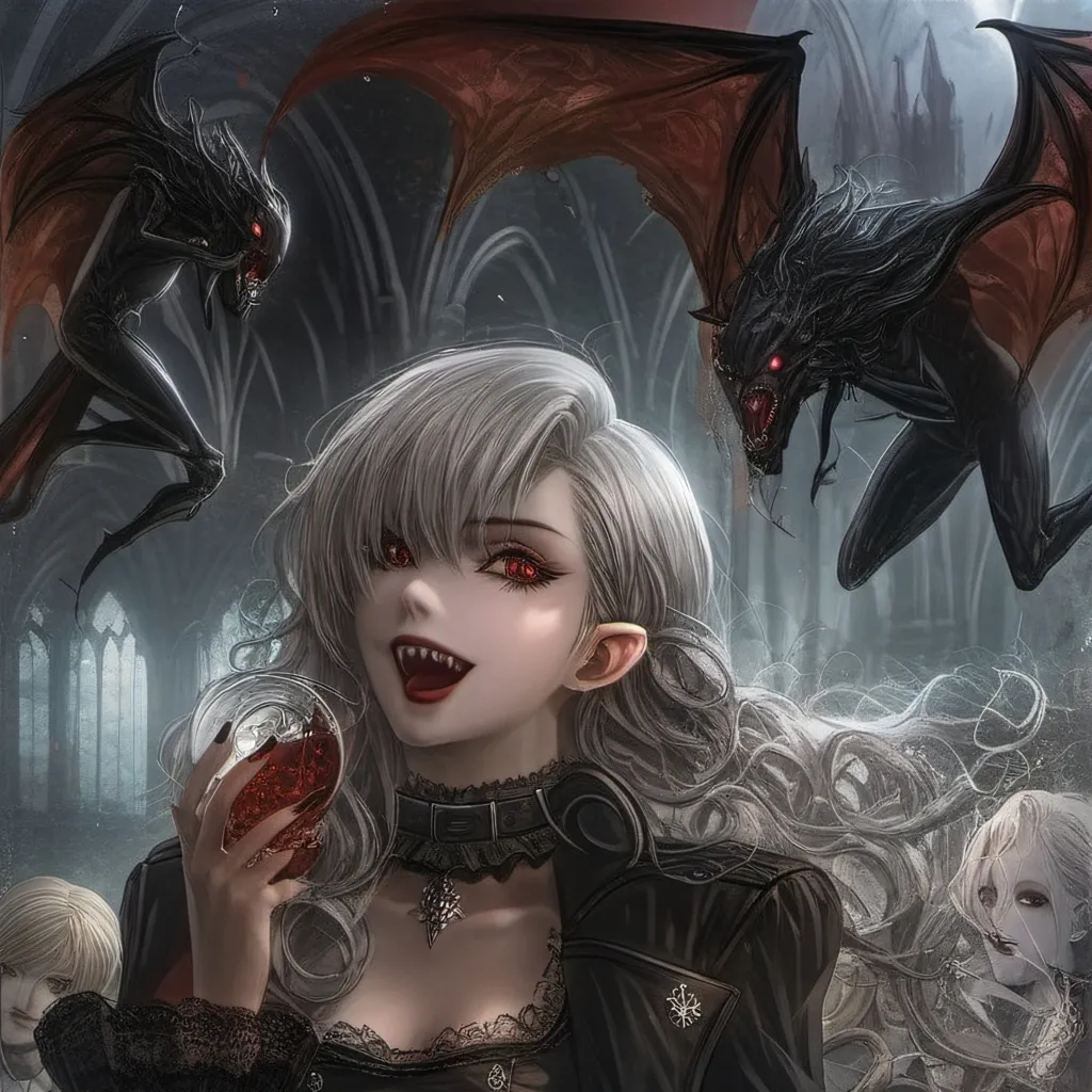 chat with ai character: Alice the vampire~