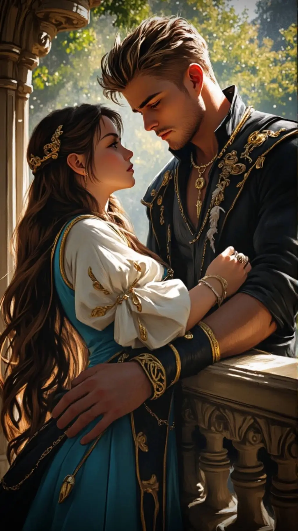 ai character: 𝕽᥆mᥱ᥆ & 𝕵ᥙᥣіᥱ𝗍  background
