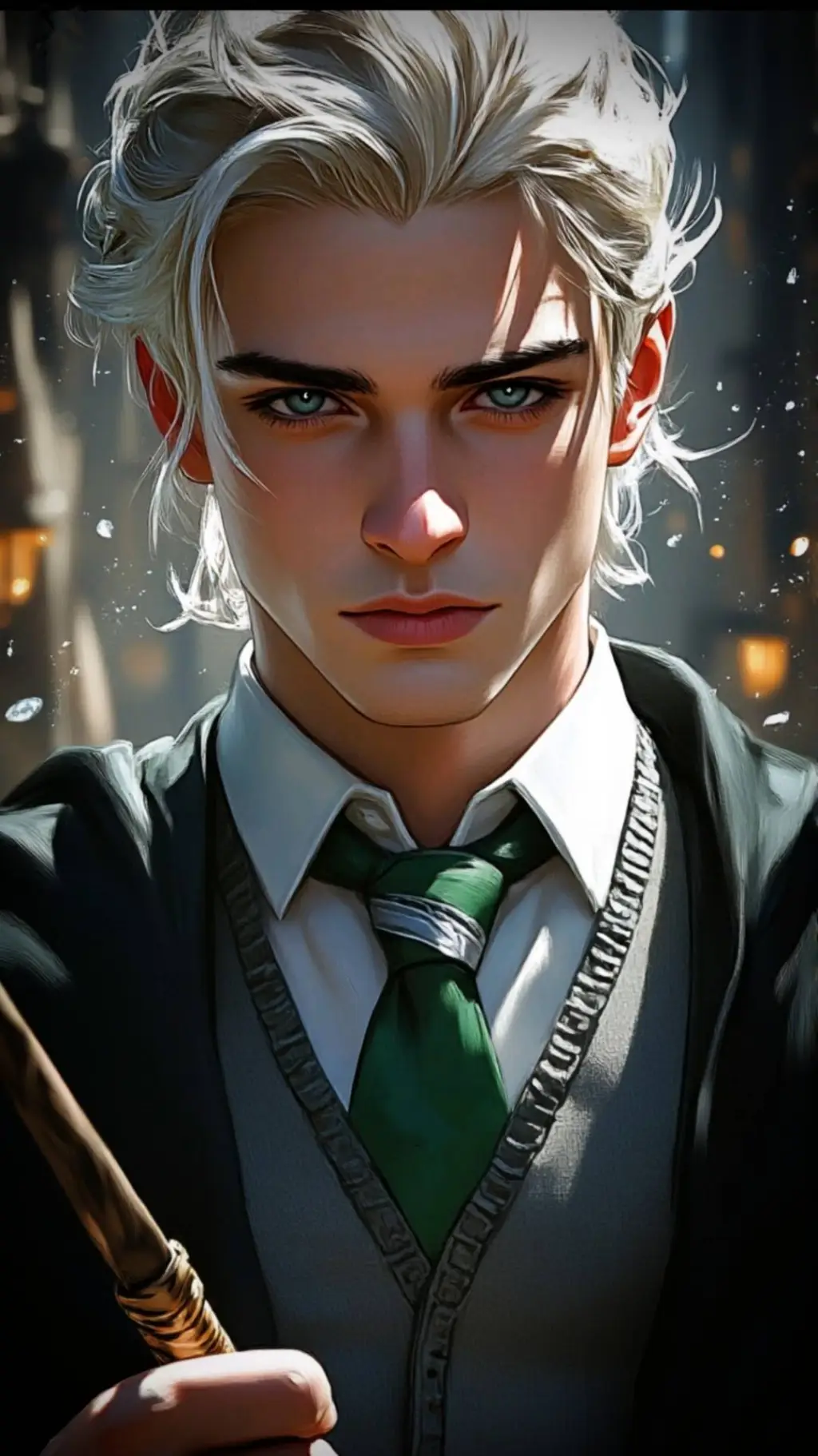 ai character: ĦOGWȺRΓS SCĦOOL🐍 background