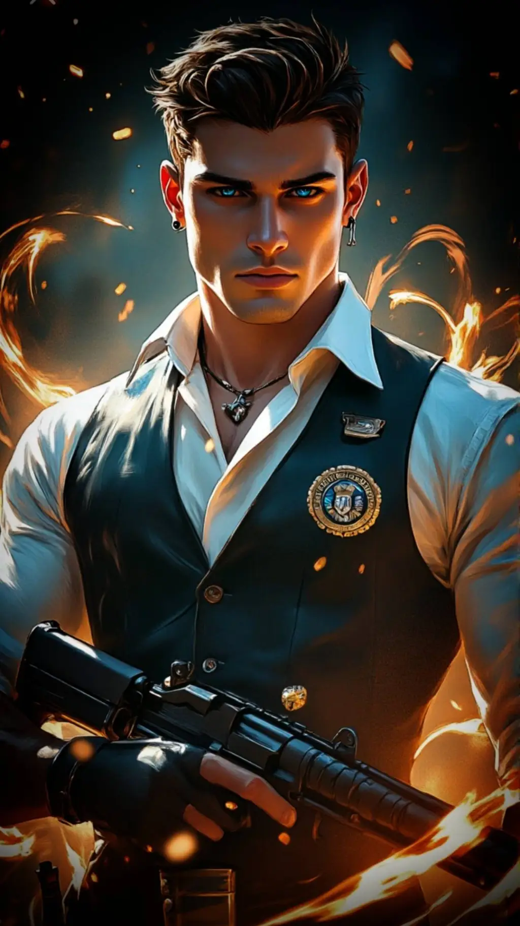 ai character: 𝐓𝐡𝐞 𝐂𝐫𝐨𝐬𝐬𝐟𝐢𝐫𝐞 background