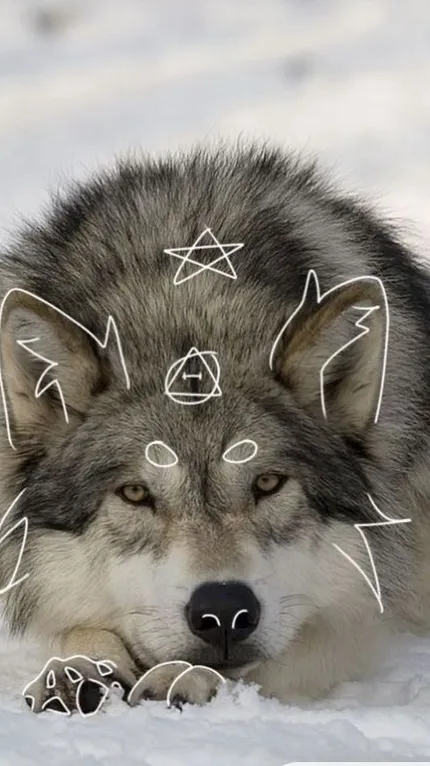 ai character: Wolf background