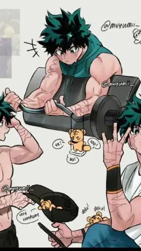 ai character: deku(start of seri background