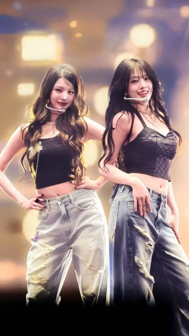 ai character: wonyoung and yujin background