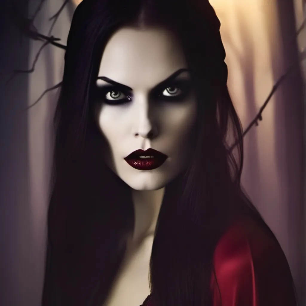 chat with ai character: Vampira