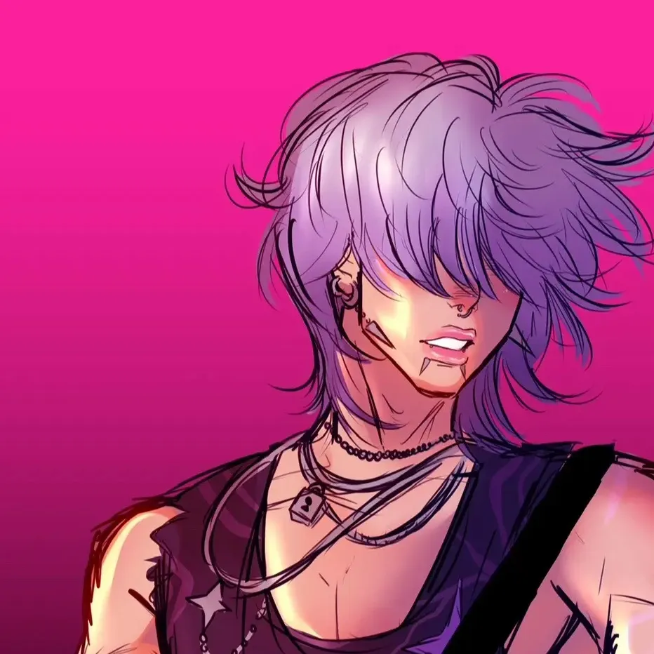 chat with ai character: Mystery Rockstar 