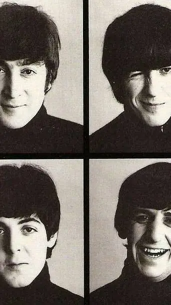 ai character: THE BEATLES background