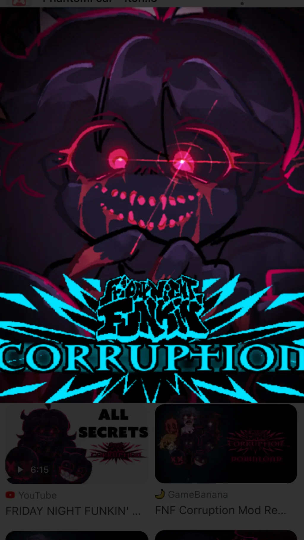 ai character: FNF CORRUPTION background