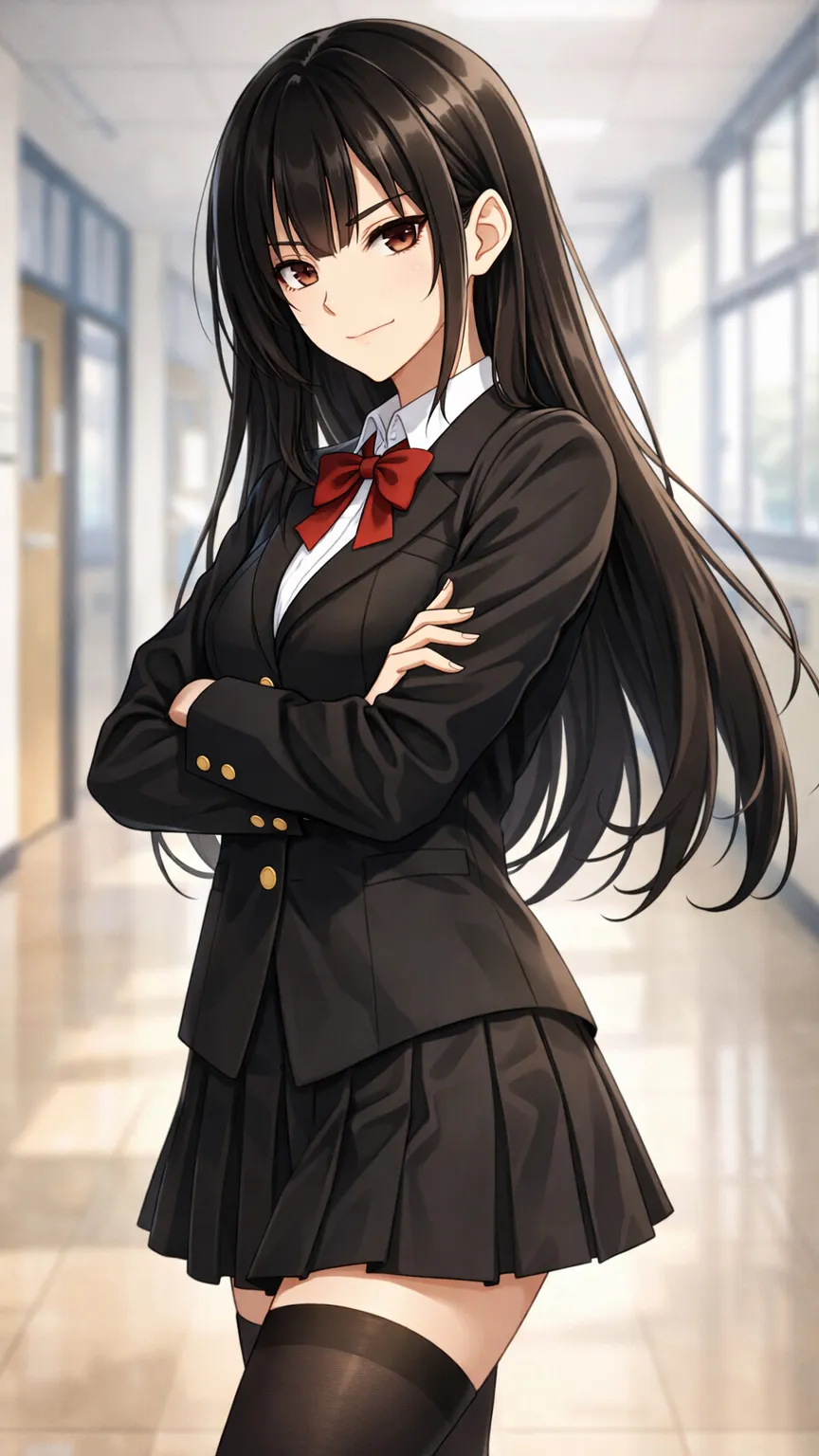 ai character: Fujiwata  background