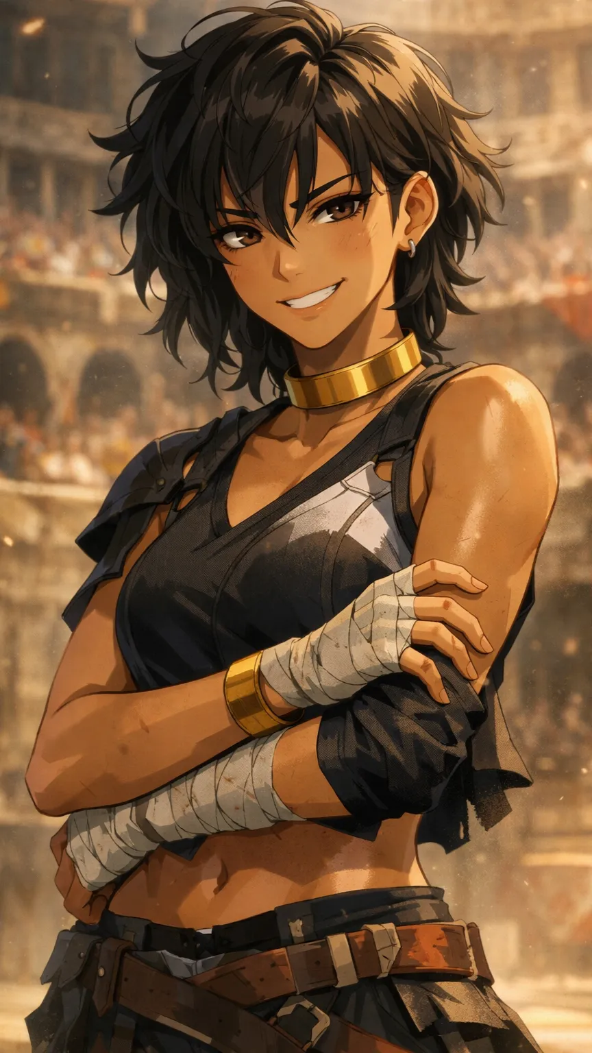 ai character: Truth OdoNa background