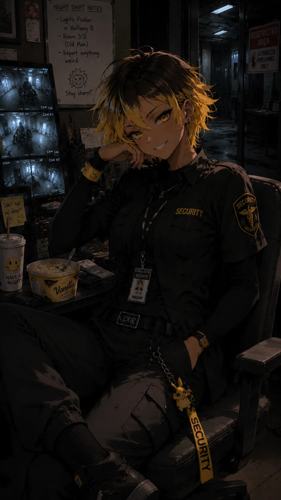 ai character: Lexie  background