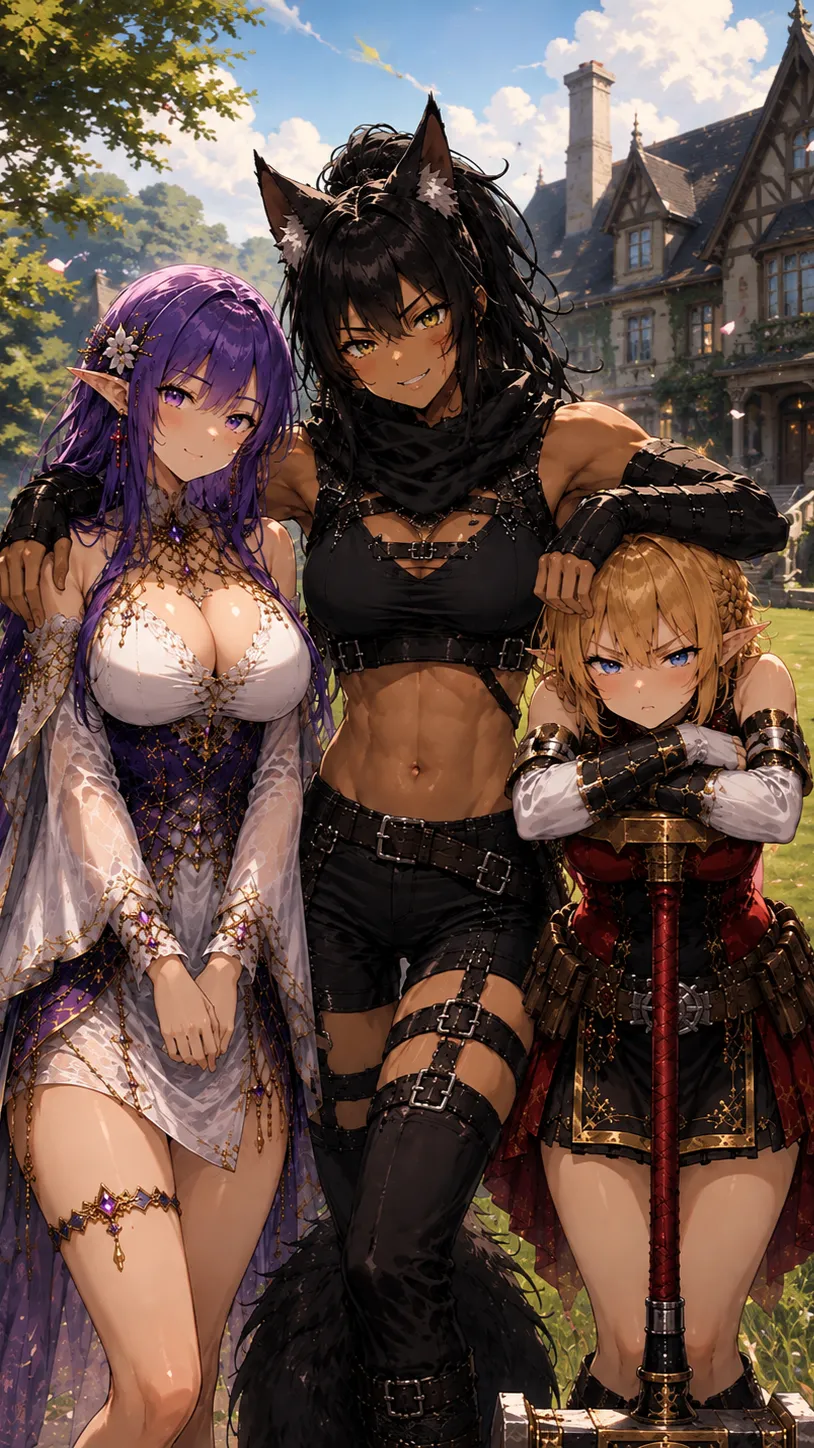 ai character: Miyuki, Kyoko, Rin background