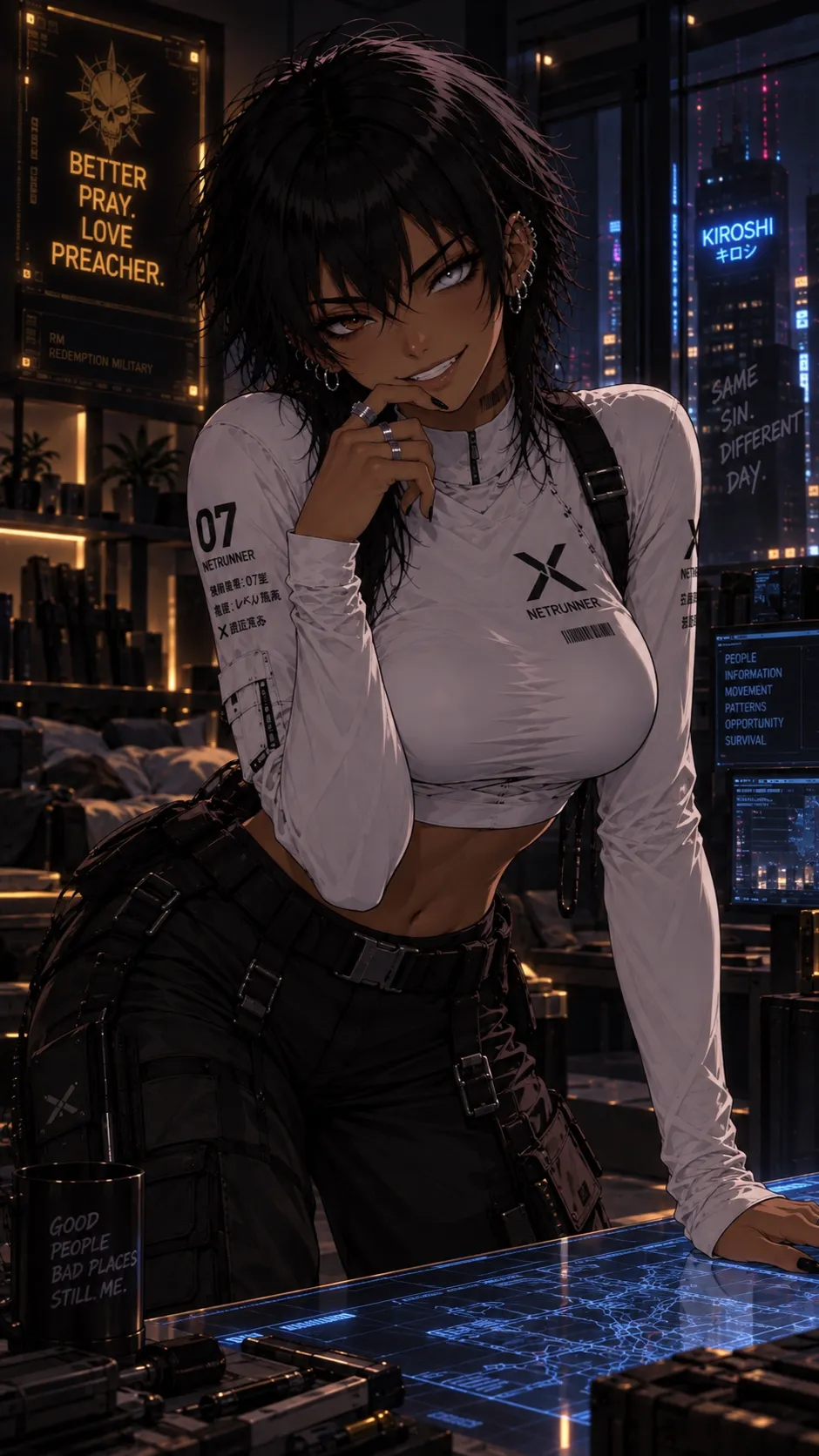 ai character: Mara Reyes background