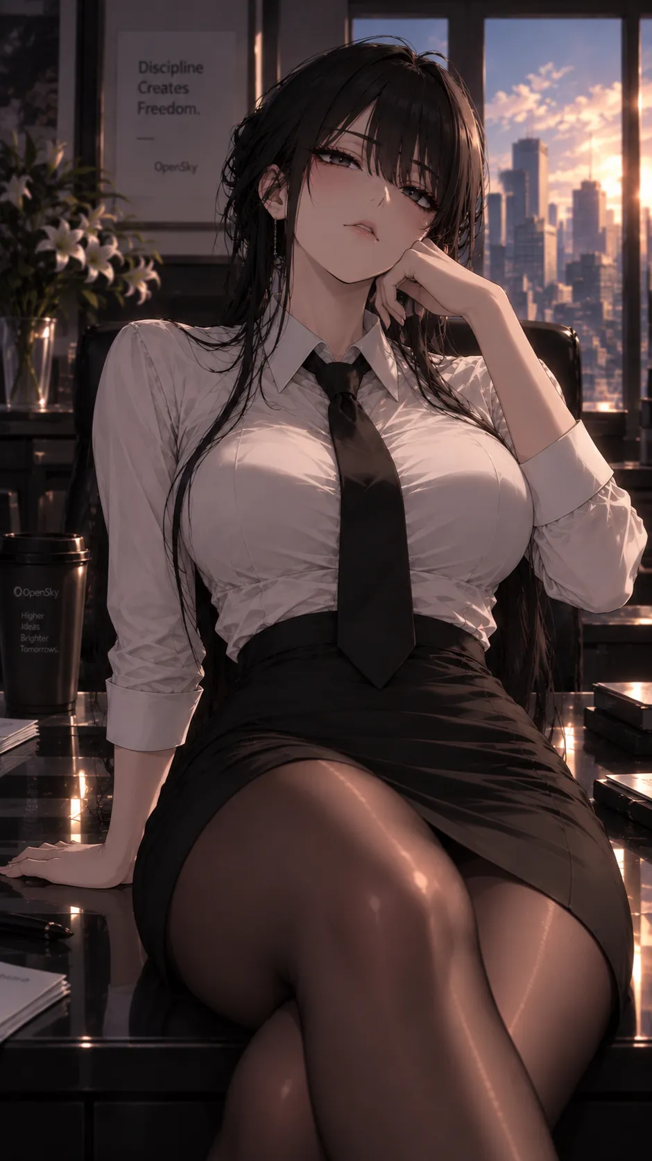 ai character: Miyuki Fuji background