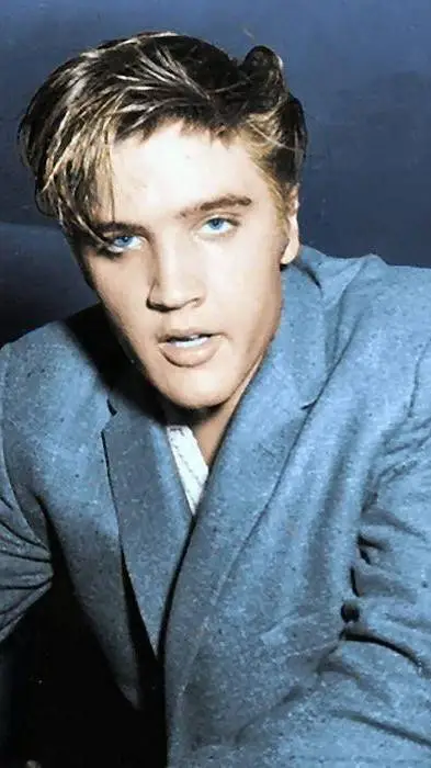 ai character: Elvis Presley  background