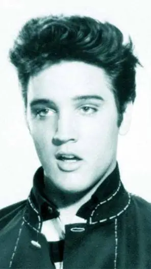 ai character: Elvis Presley  background