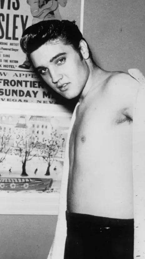 ai character: Elvis Presley  background