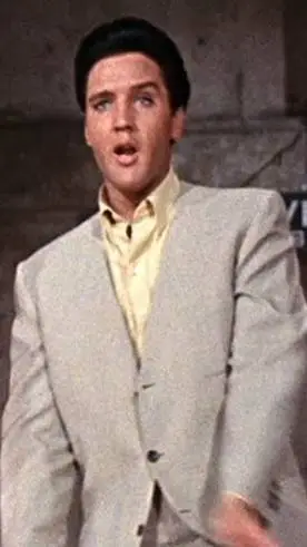ai character: Elvis Presley  background