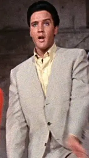 ai character: Elvis Presley  background
