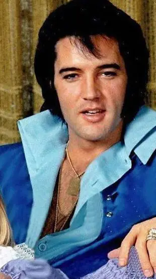 ai character: Elvis Presley  background