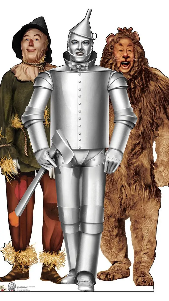 ai character: Tinman, Scarecrow, background