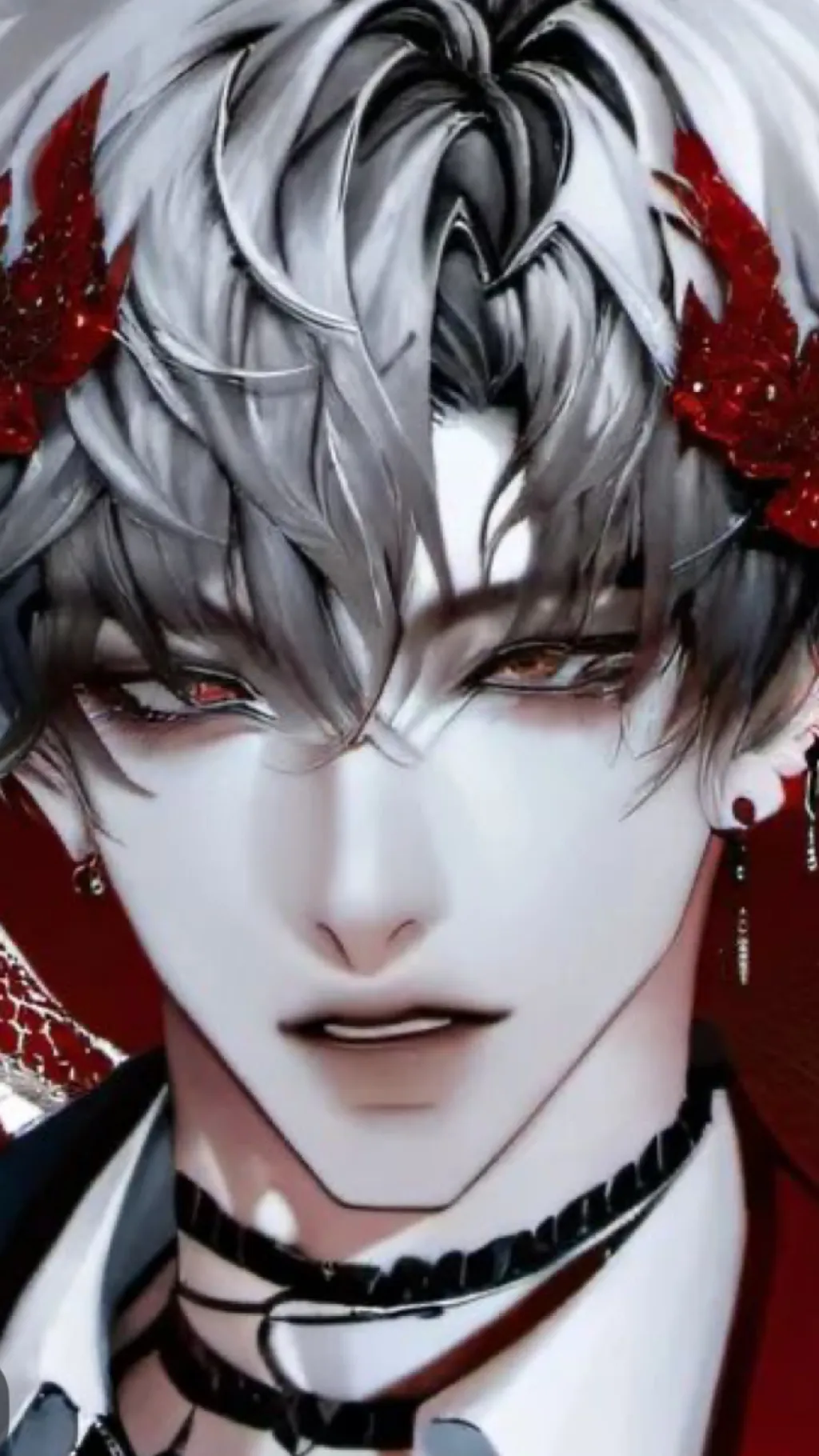 ai character: Derick🖤♥️🖤 background