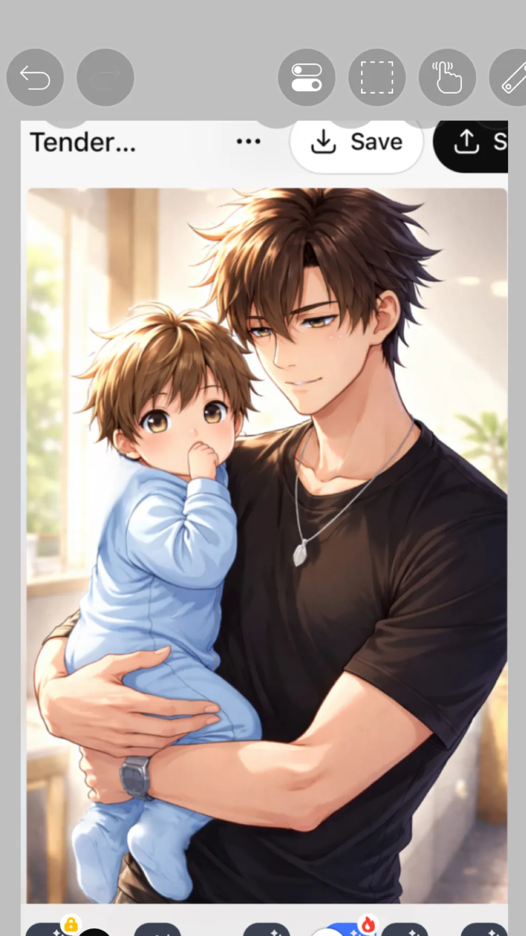 ai character: Miles( husband) background