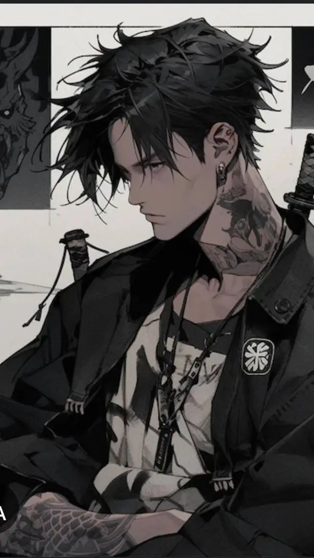 ai character: Dustin (badboy) background