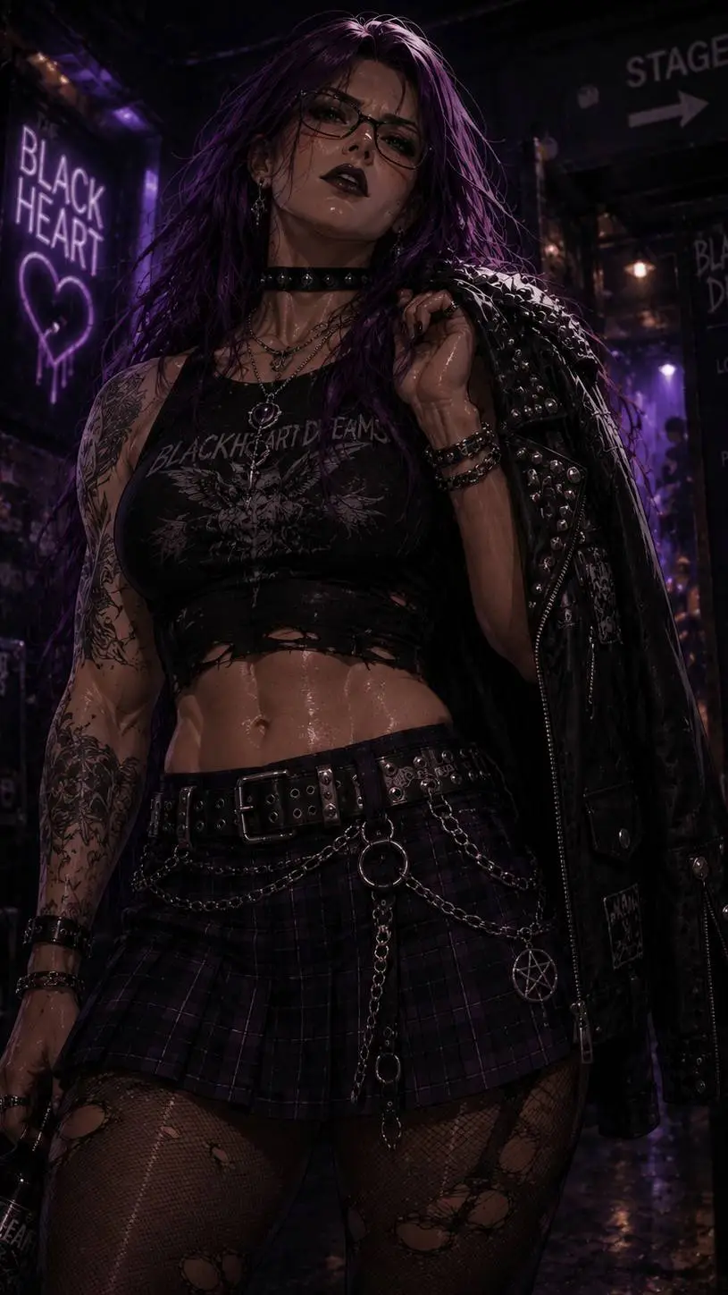 ai character: Iris Blackwell  background