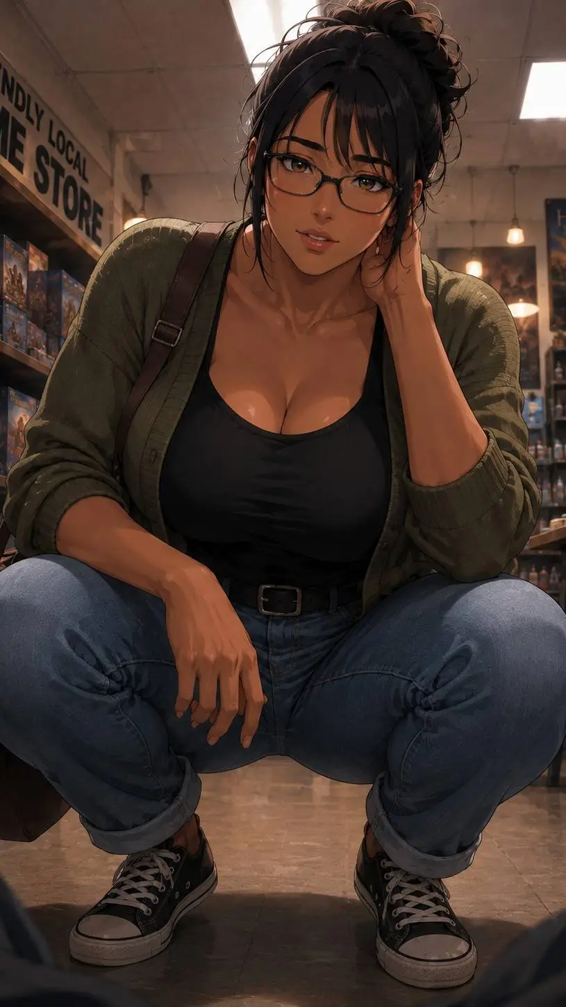 ai character: Akiko Thompson  background