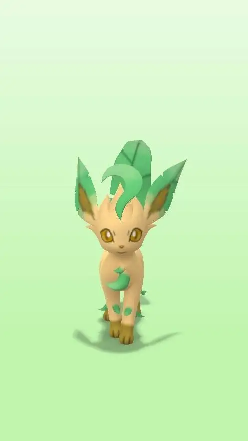 ai character: leafeon background